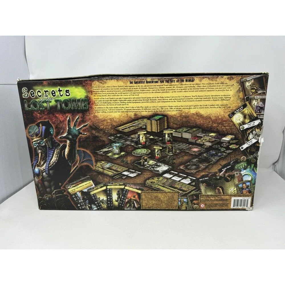 Secrets Of The Lost Tomb 1st Edition Everything Epic Adventure Game Complete!